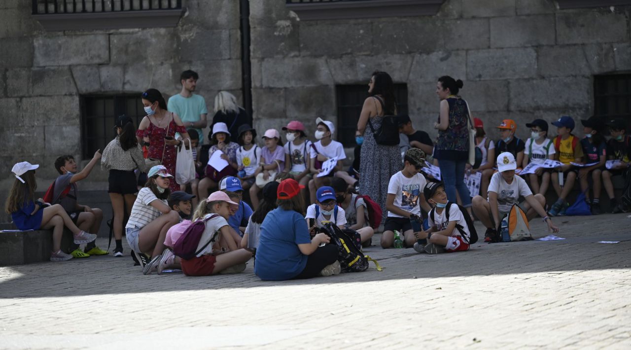 Calor y altas temperaturas en Madrid