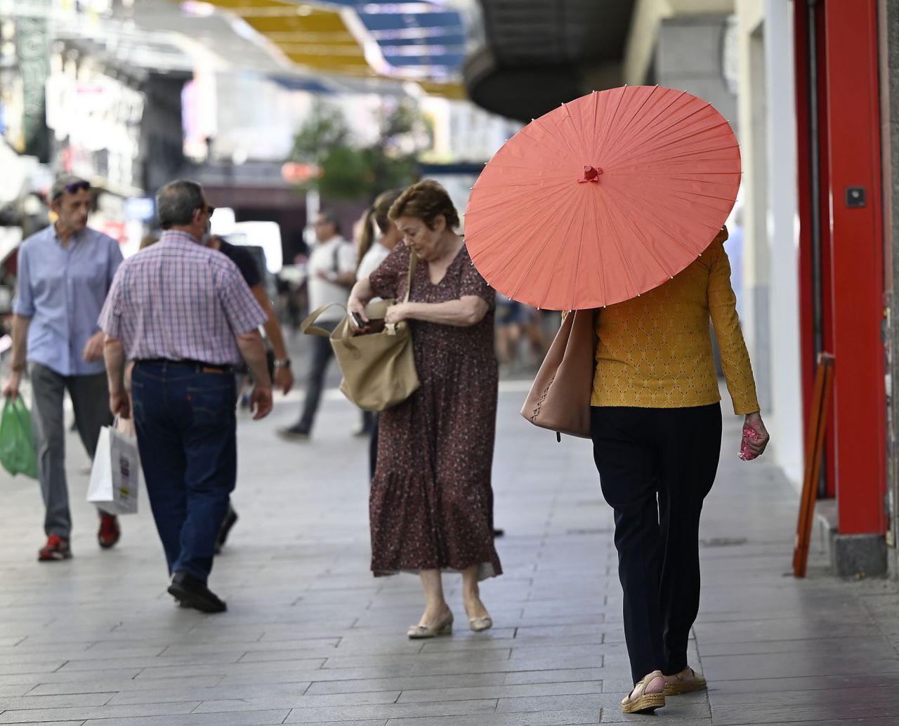 Calor y altas temperaturas en Madrid