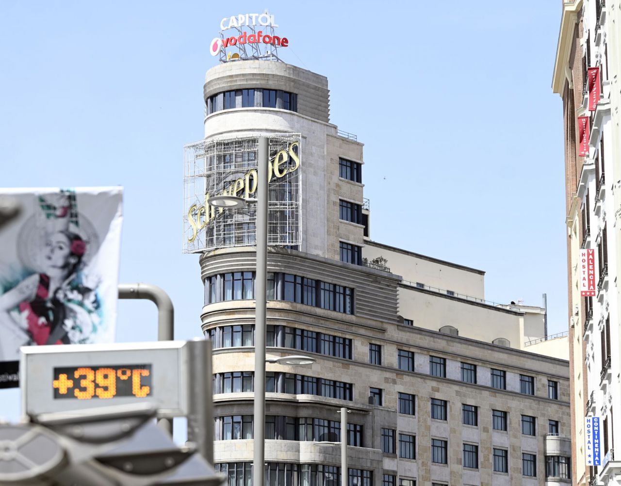 Calor y altas temperaturas en Madrid