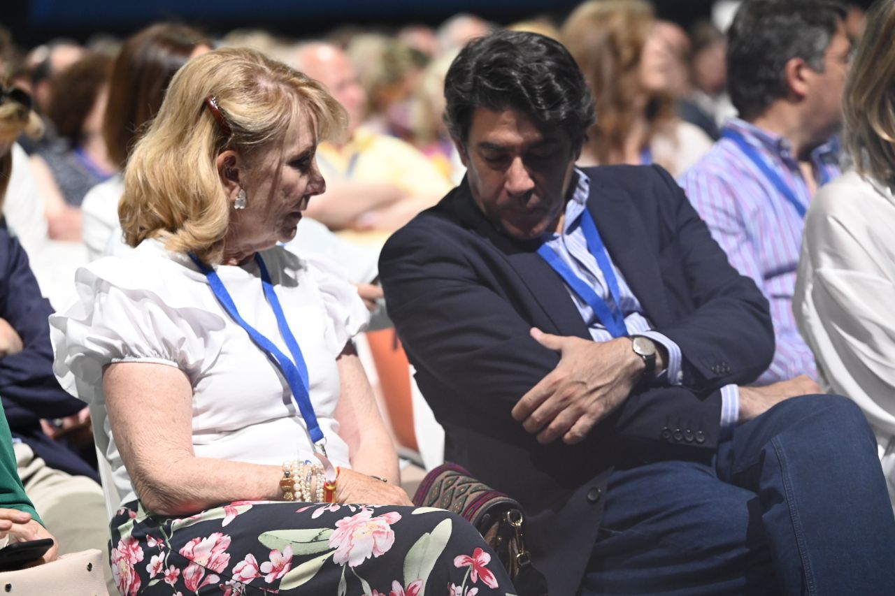 Esperanza Aguirre y David Pérez
