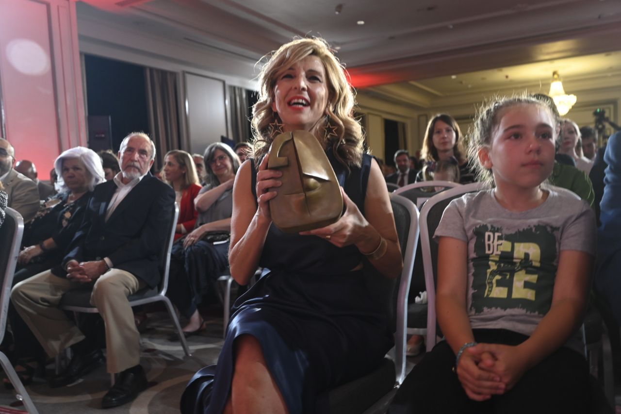 La vicepresidenta segunda del Gobierno y ministra de Trabajo, Yolanda Díaz,  'Mujer del Año'