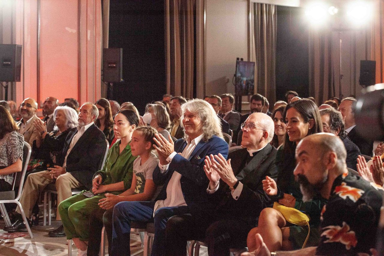 Algunos de los premiados en el transcurso de la gala