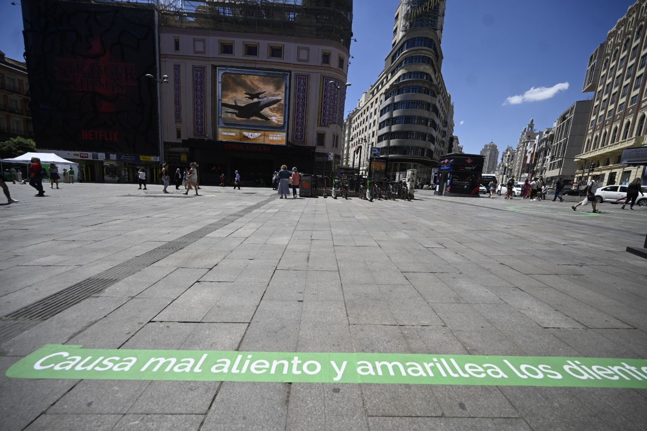 Campaña de la Asociación Española Contra el Cáncer en Callao