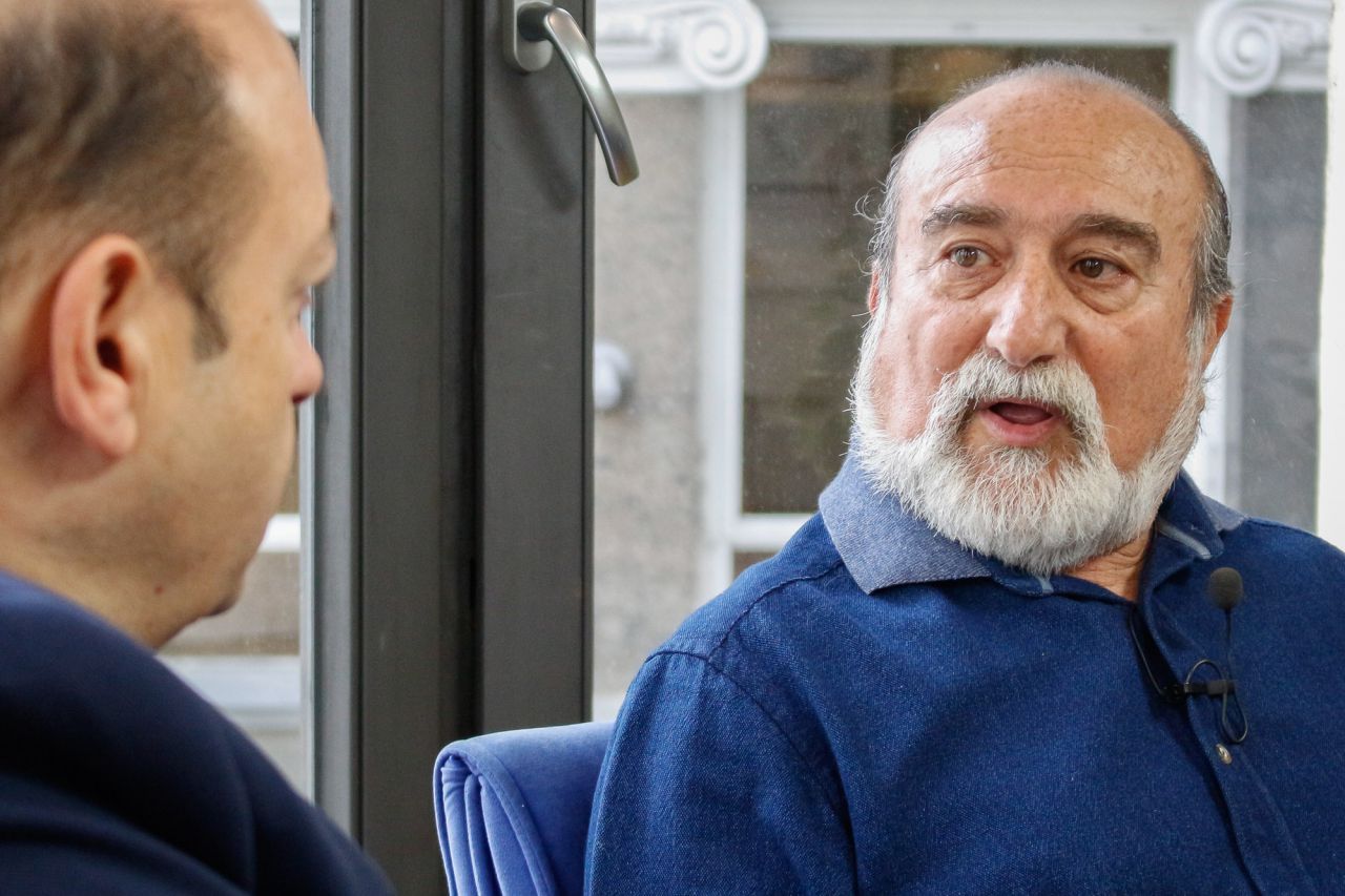 Ángel del Río, en una entrevista en Madridiario