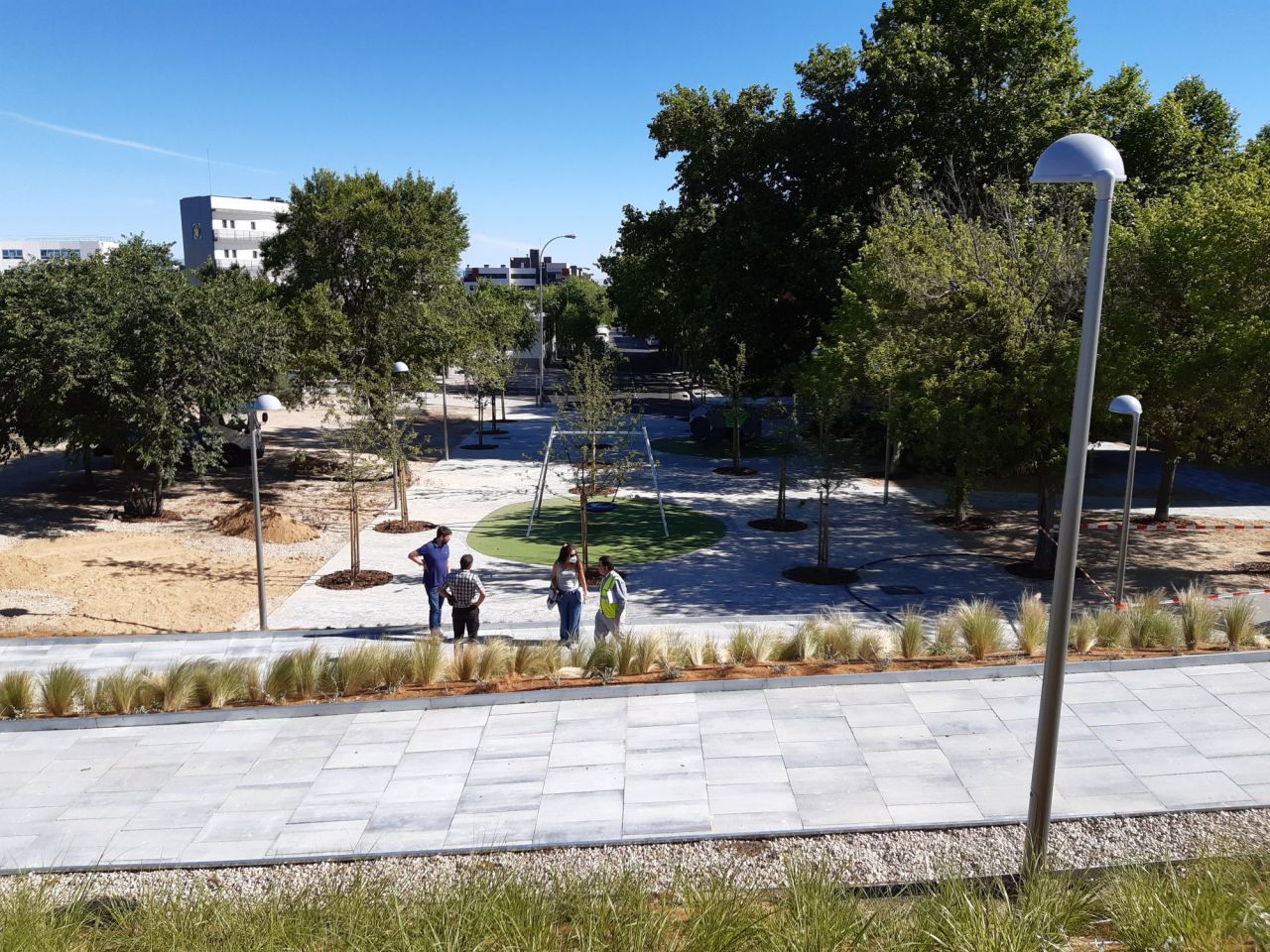 Nueva conexión de la calle Alcañiz con la calle Artemisa en el distrito de Barajas. 