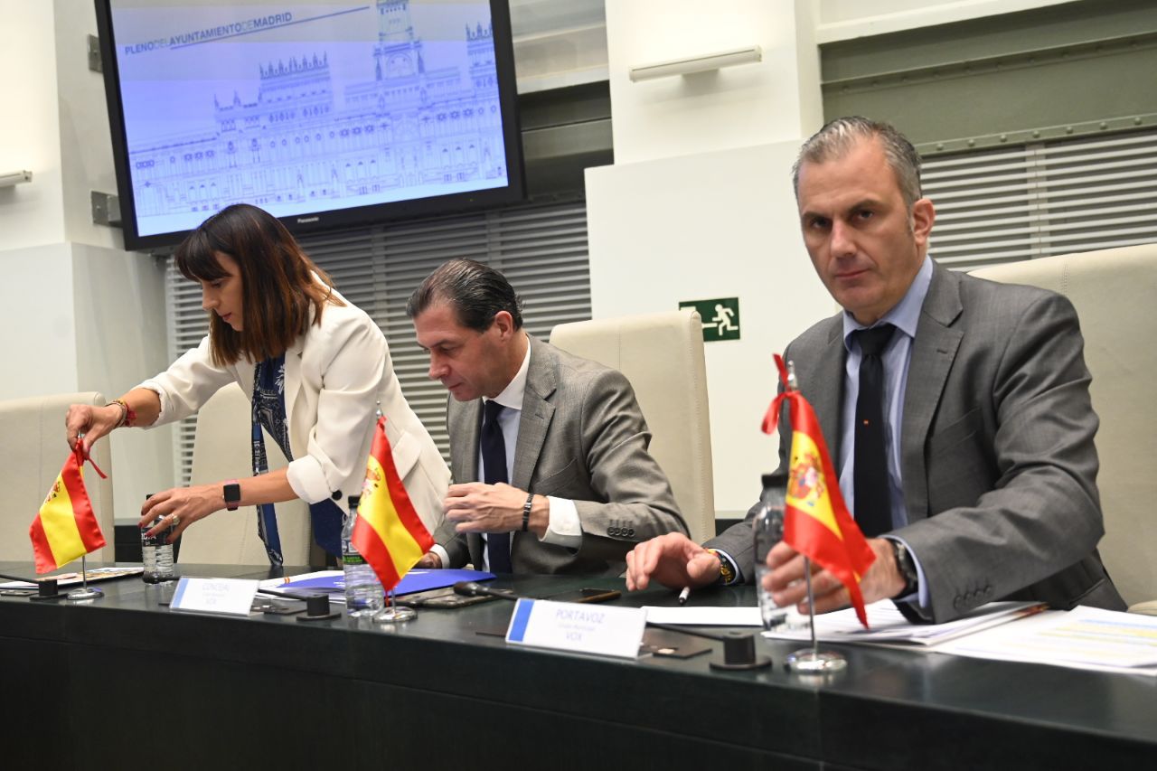 Javier Ortega Smith, portavoz de Vox en el Ayuntamiento de Madrid.