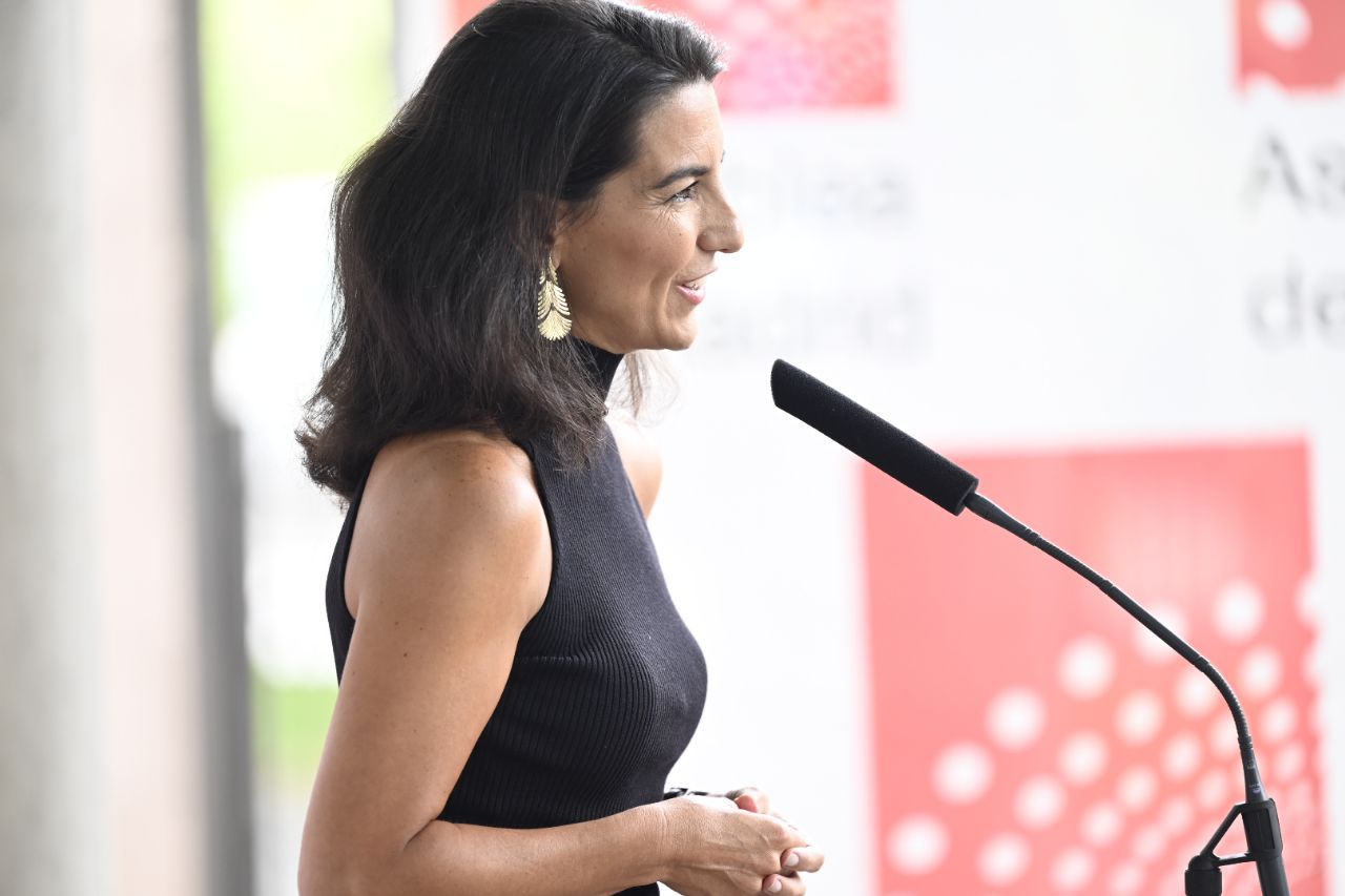 Rocío Monasterio, antes del Debate del Estado de la Región.