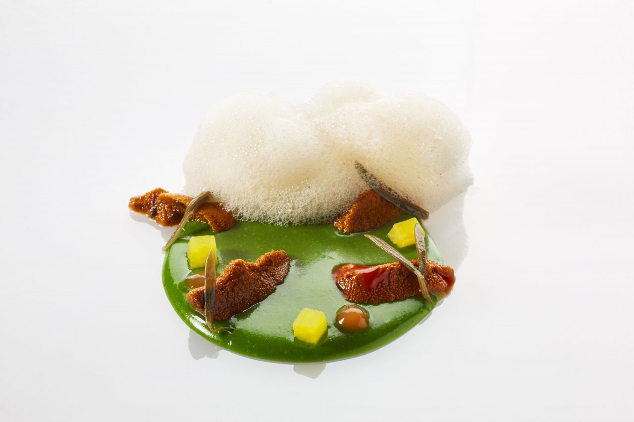 Uno de los platos del restaurante del Corral de la Morería