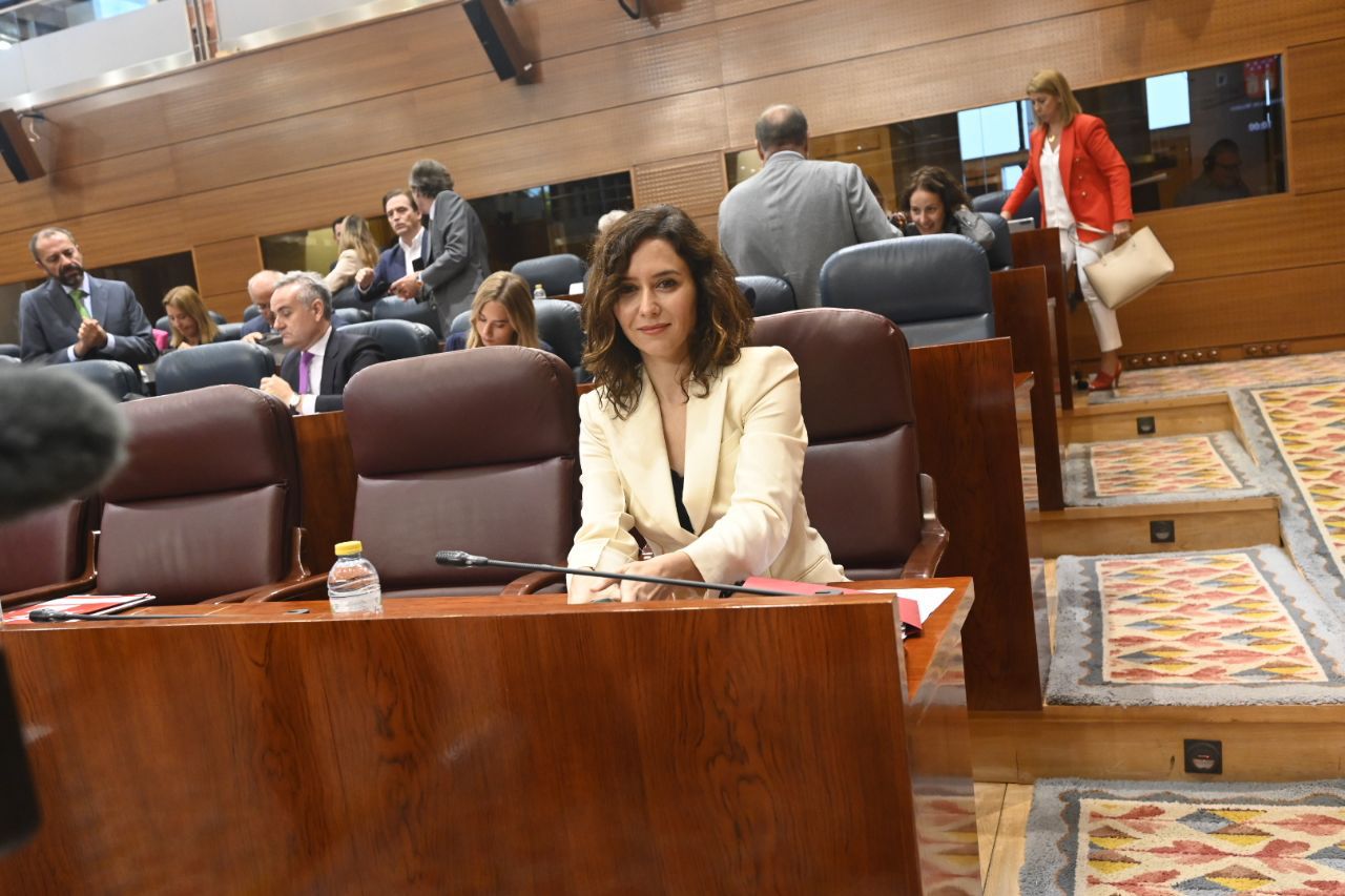 Isabel Díaz Ayuso, presidenta regional.