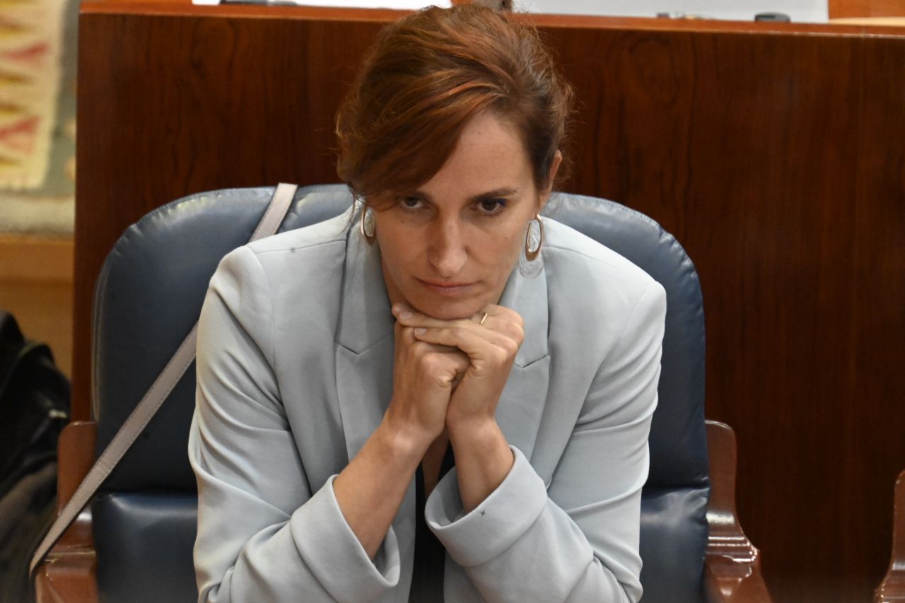 Mónica García, portavoz de Más Madrid en la Asamblea de Madrid