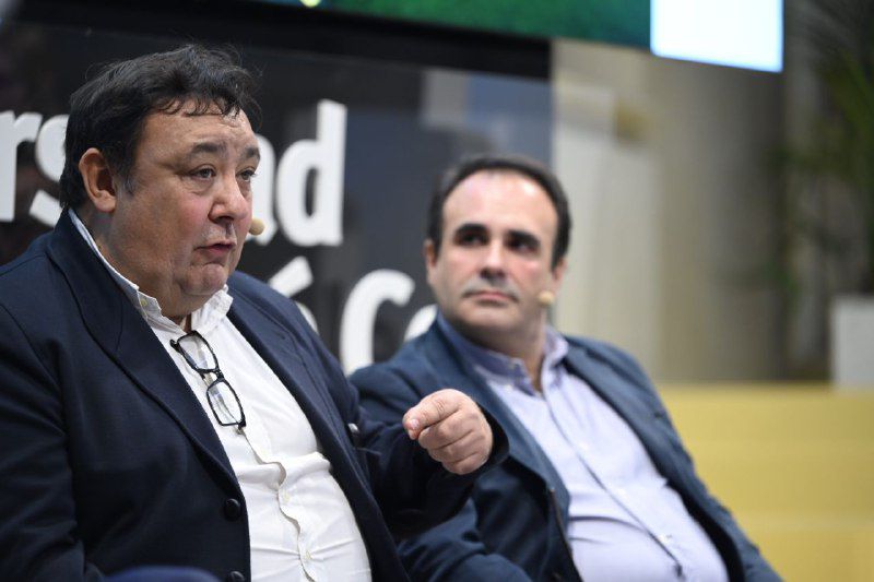Luis Guadalix Calvo, alcalde de Miraflores de la Sierra y Ángel Díaz, concejal y cuarto teniente alcalde de El Molar 