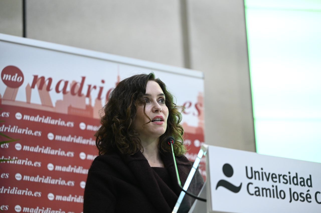 Isabel Díaz Ayuso durante su intervención en las Jornadas.