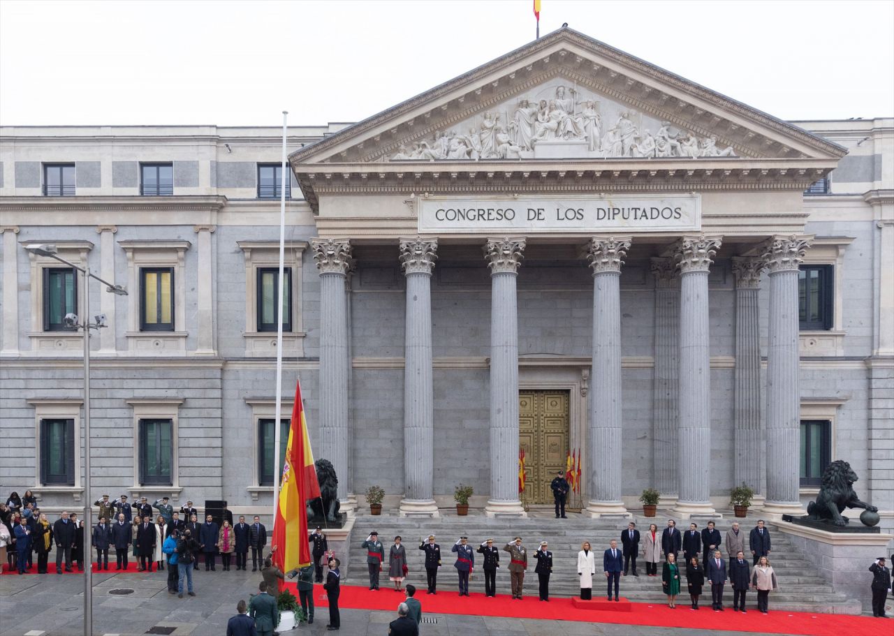 Acto de homenaje a la Constitución Española en su 44 aniversario.
