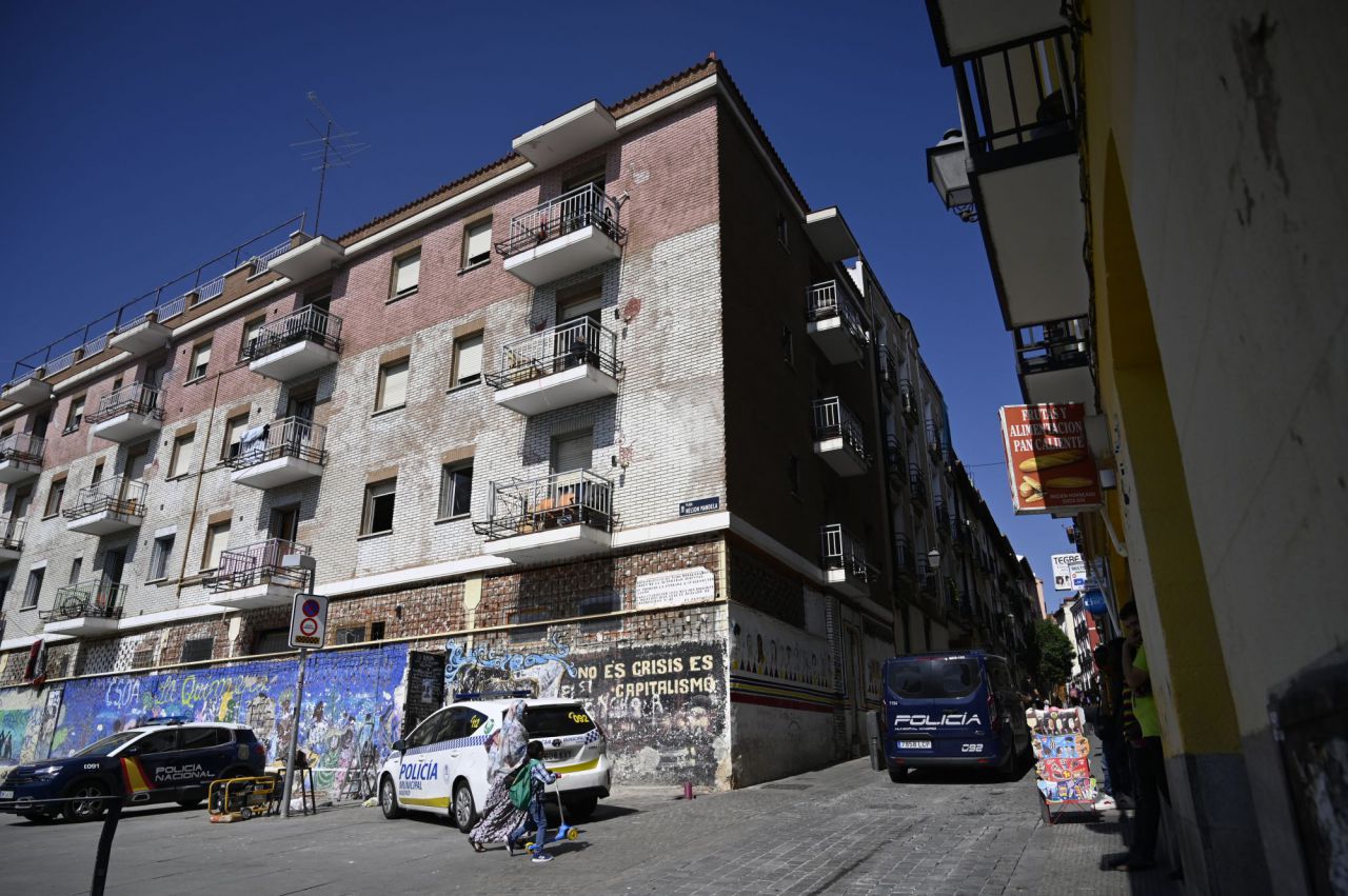 'La Quimera', en Lavapiés, contó con un gran desalojo y muchos detenidos