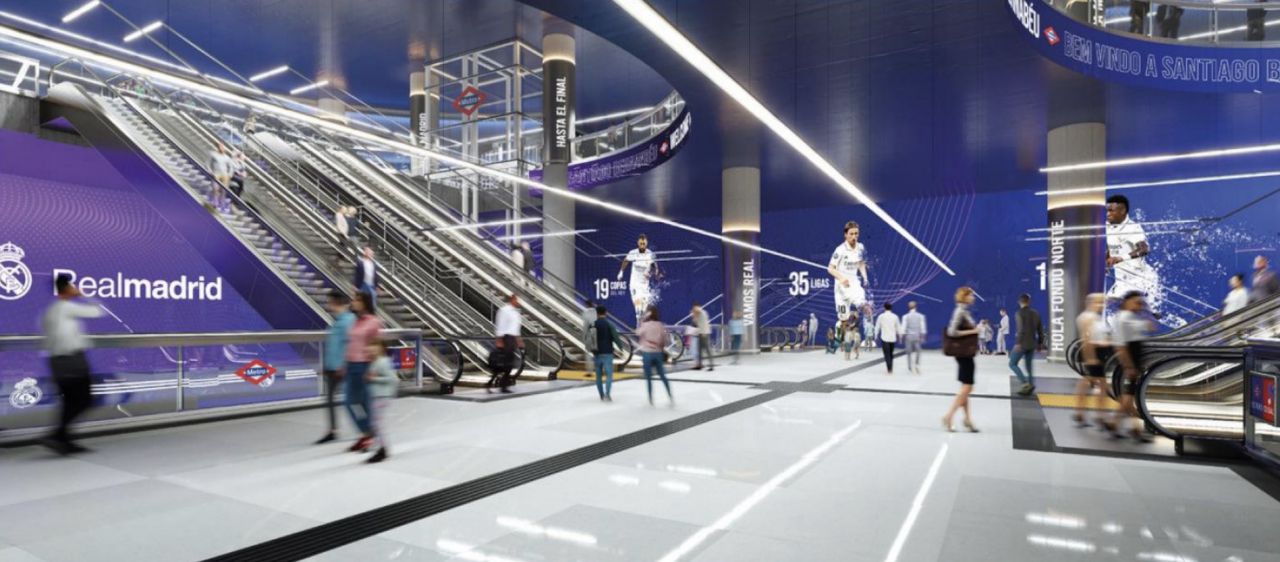 Futura estación de Santiago Bernabéu