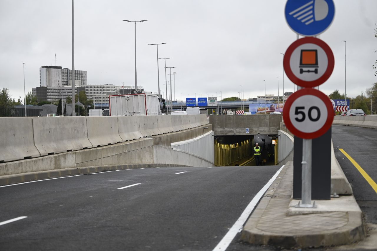 José Luis Martínez-Almeida visita la última fase de las obras del Nudo Norte de la M-30