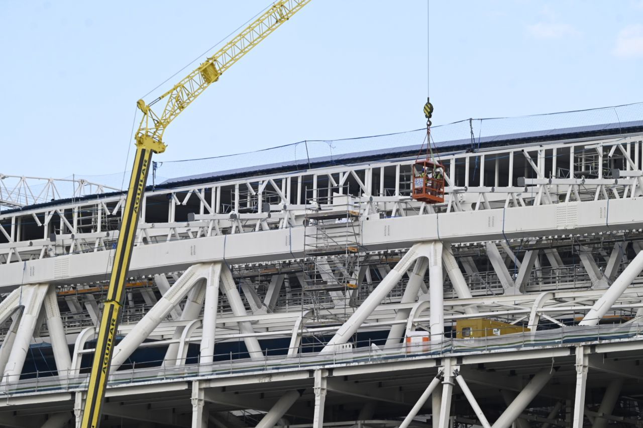 Obras del estadio Santiago Bernabéu