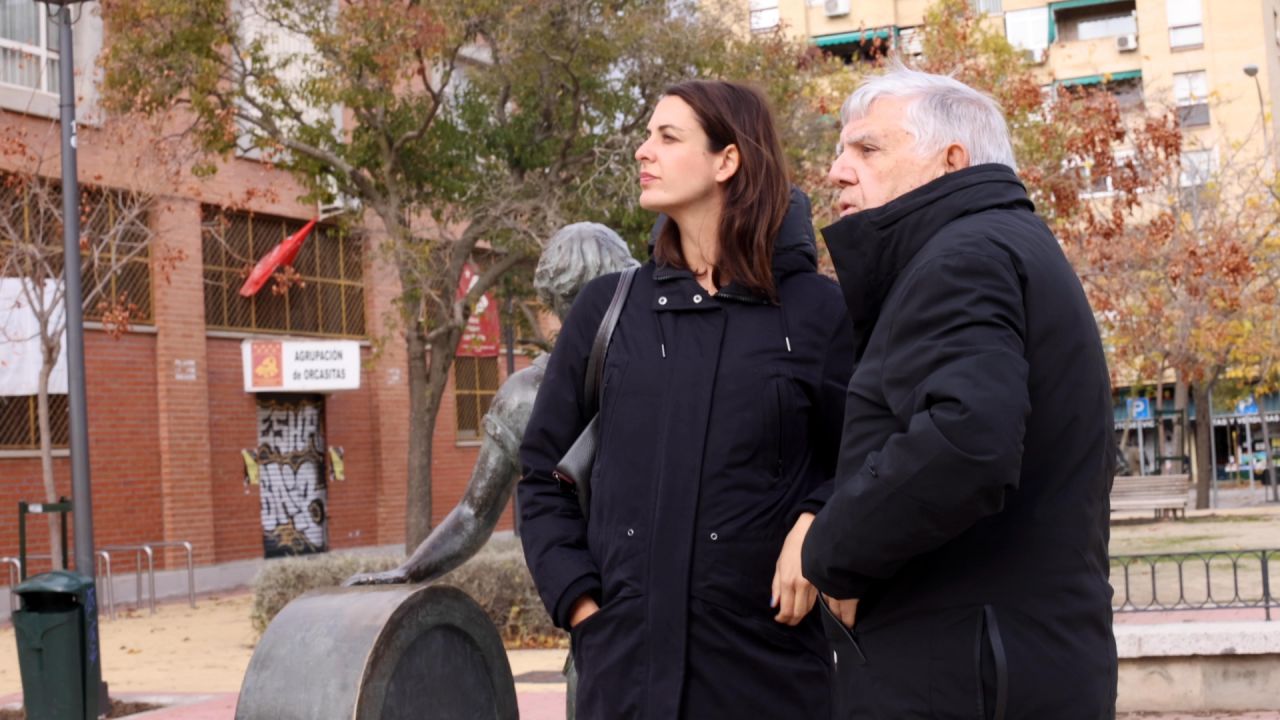 Rita Maestre y Félix López Rey, miembros de Más Madrid en el Ayuntamiento de la capital
