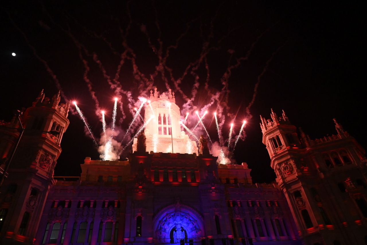 Cabalgata de Reyes en Madrid.