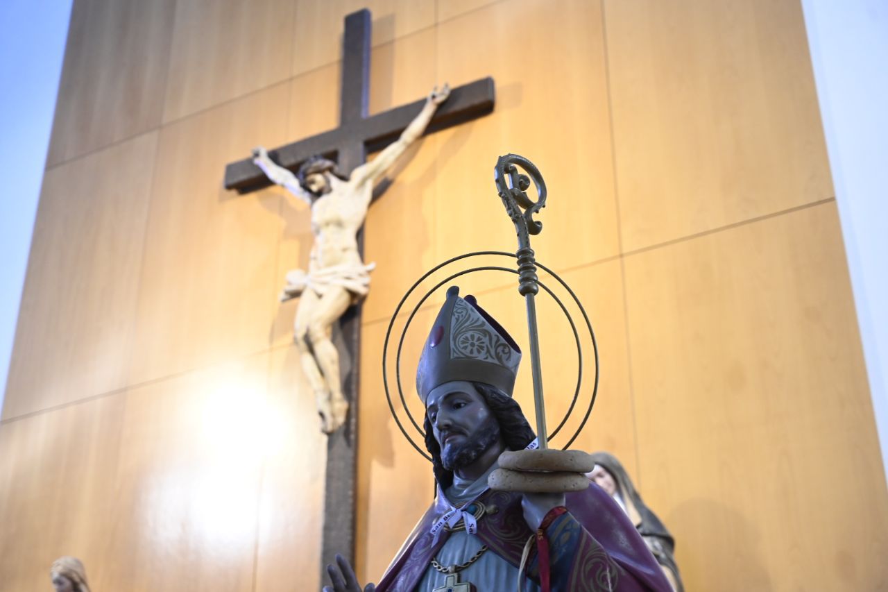 Celebración de San Blas en Canillas.