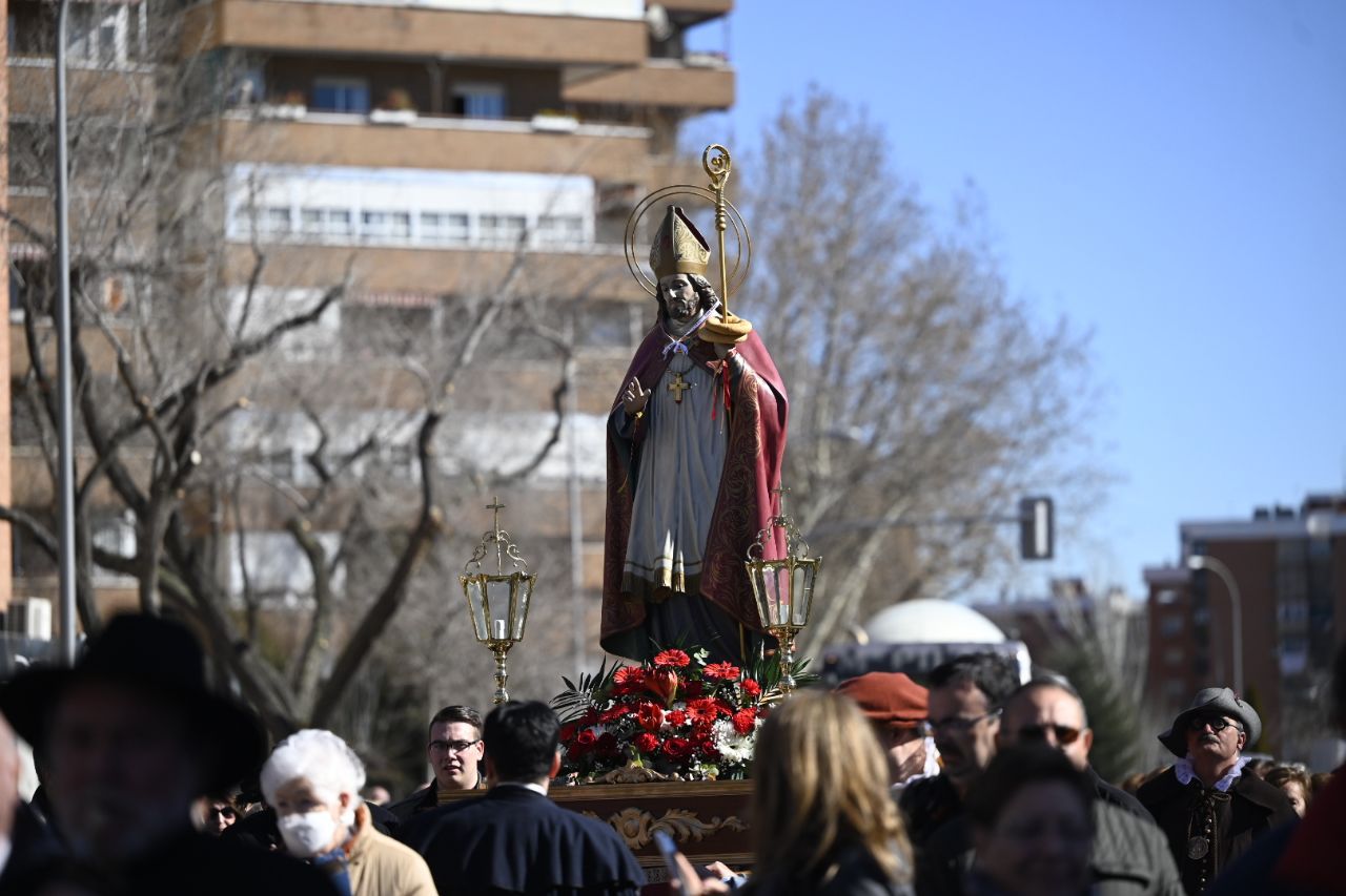 Celebración de San Blas en Canillas.