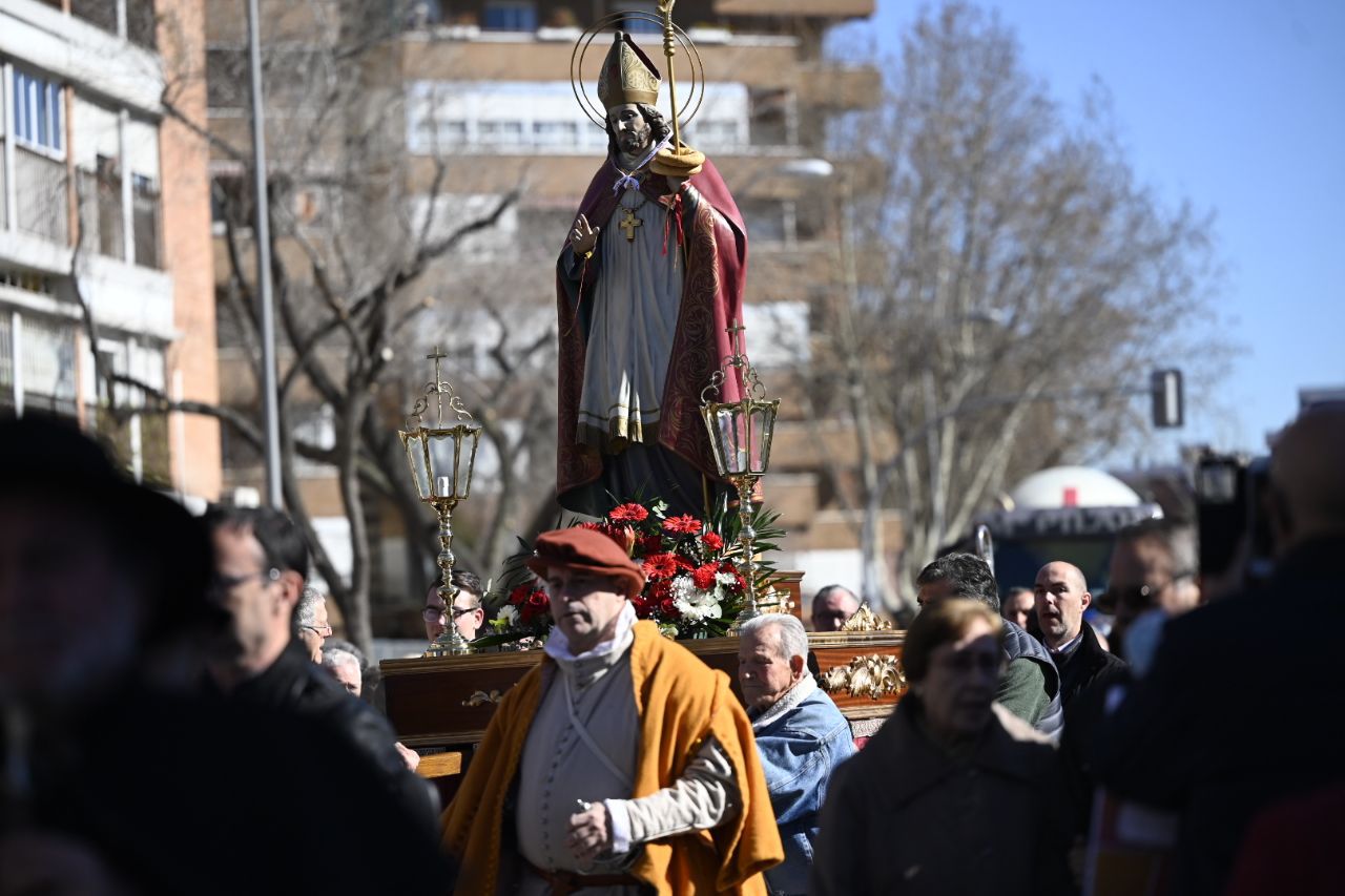 Celebración de San Blas en Canillas.