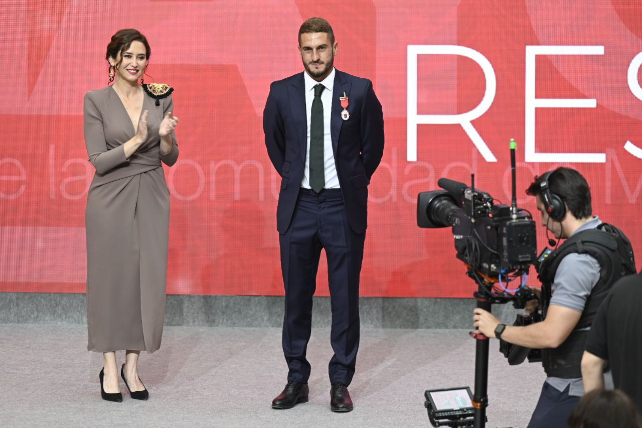 Se concede la medalla de la Comunidad de Madrid, en su categoría de Plata, al futbolista Jorge Resurrección 'Koke'
