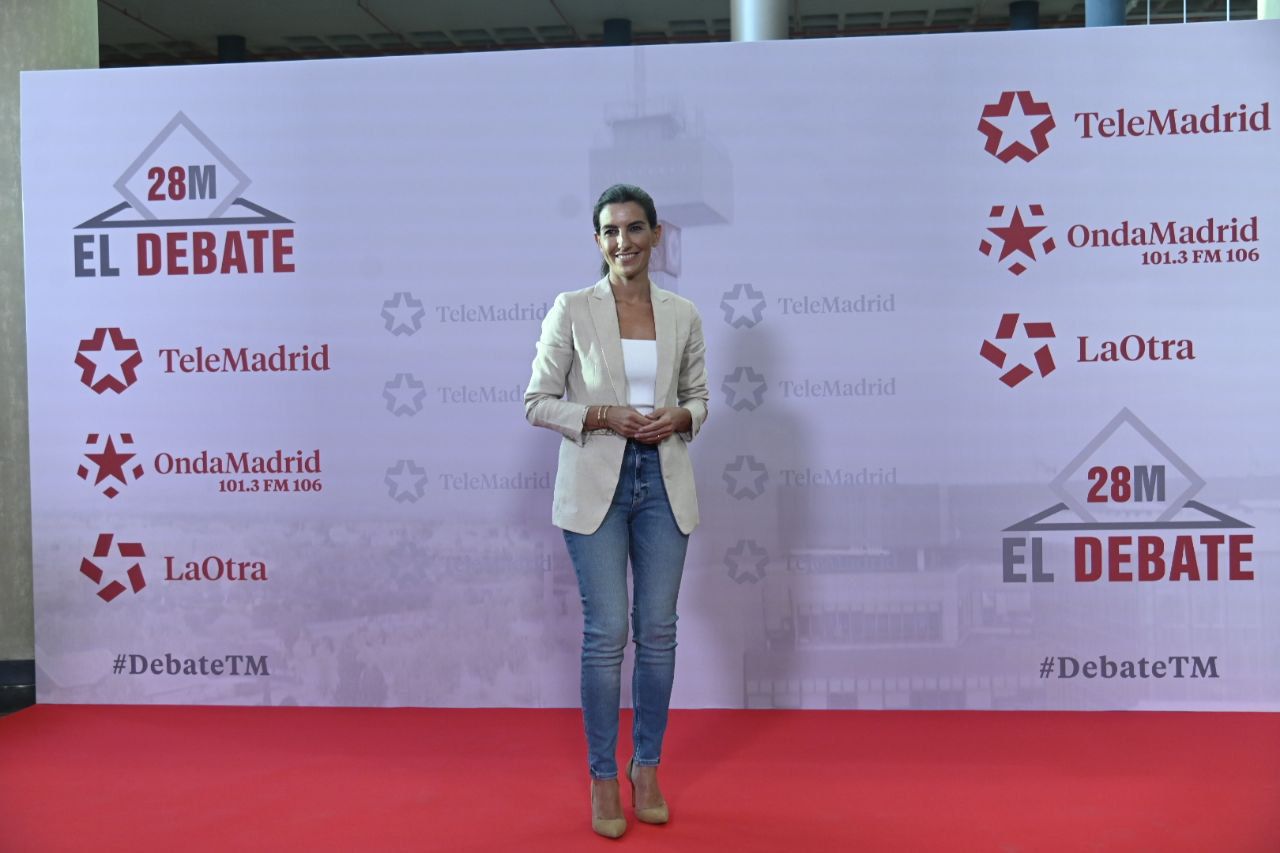 Llegada de Rocío Monasterio al Debate