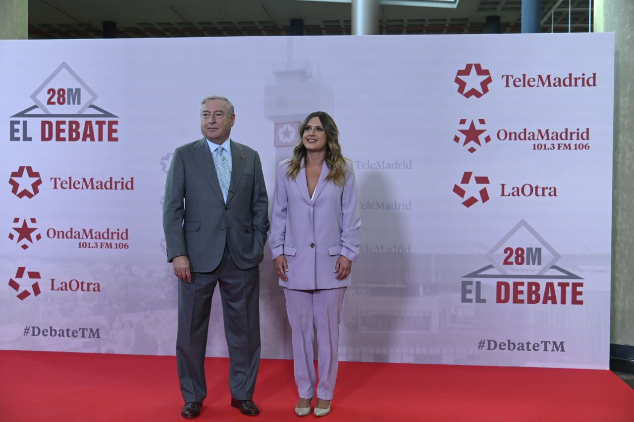 Alejandra Jacinto llega al Debate electoral de Telemadrid