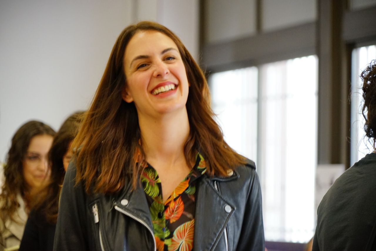 Rita Maestre durante su votación