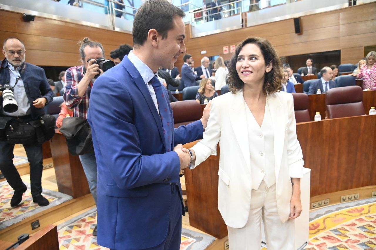 Juan Lobato e Isabel Díaz Ayuso