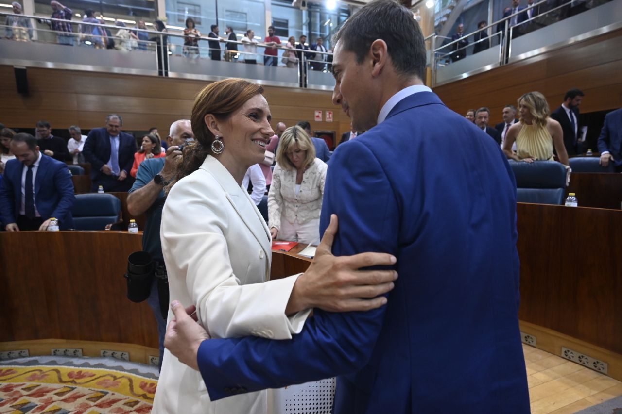 Mónica García y Juan Lobato
