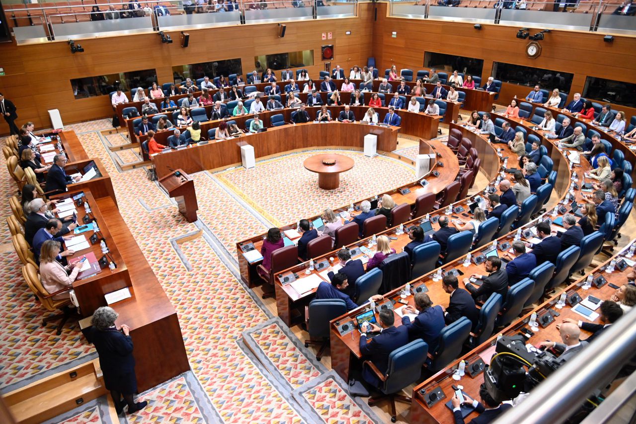 El Pleno de la Asamblea de Madrid