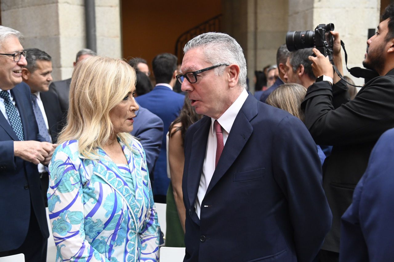 Cristina Cifuentes y Alberto Ruiz Gallardón
