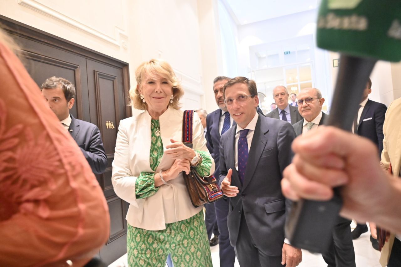 Esperanza Aguirre y José Luis Martínez-Almeida