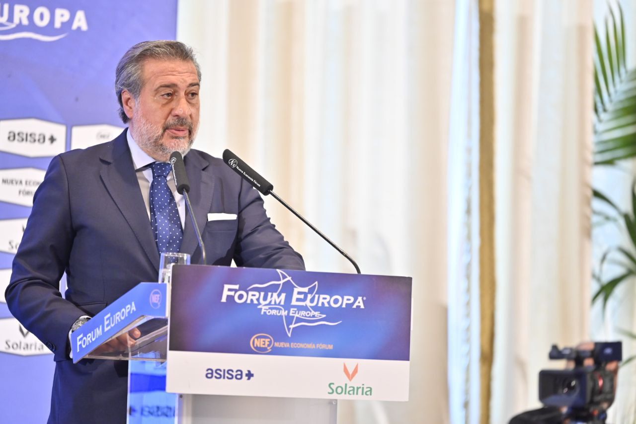 El presidente de la Cámara de Comercio e Industria de Madrid, Ángel Asensio.