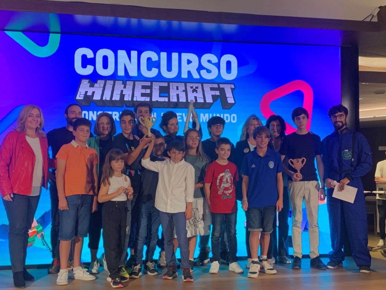 Gala de entrega de premios del Concurso Minecraft de Madrid in Game