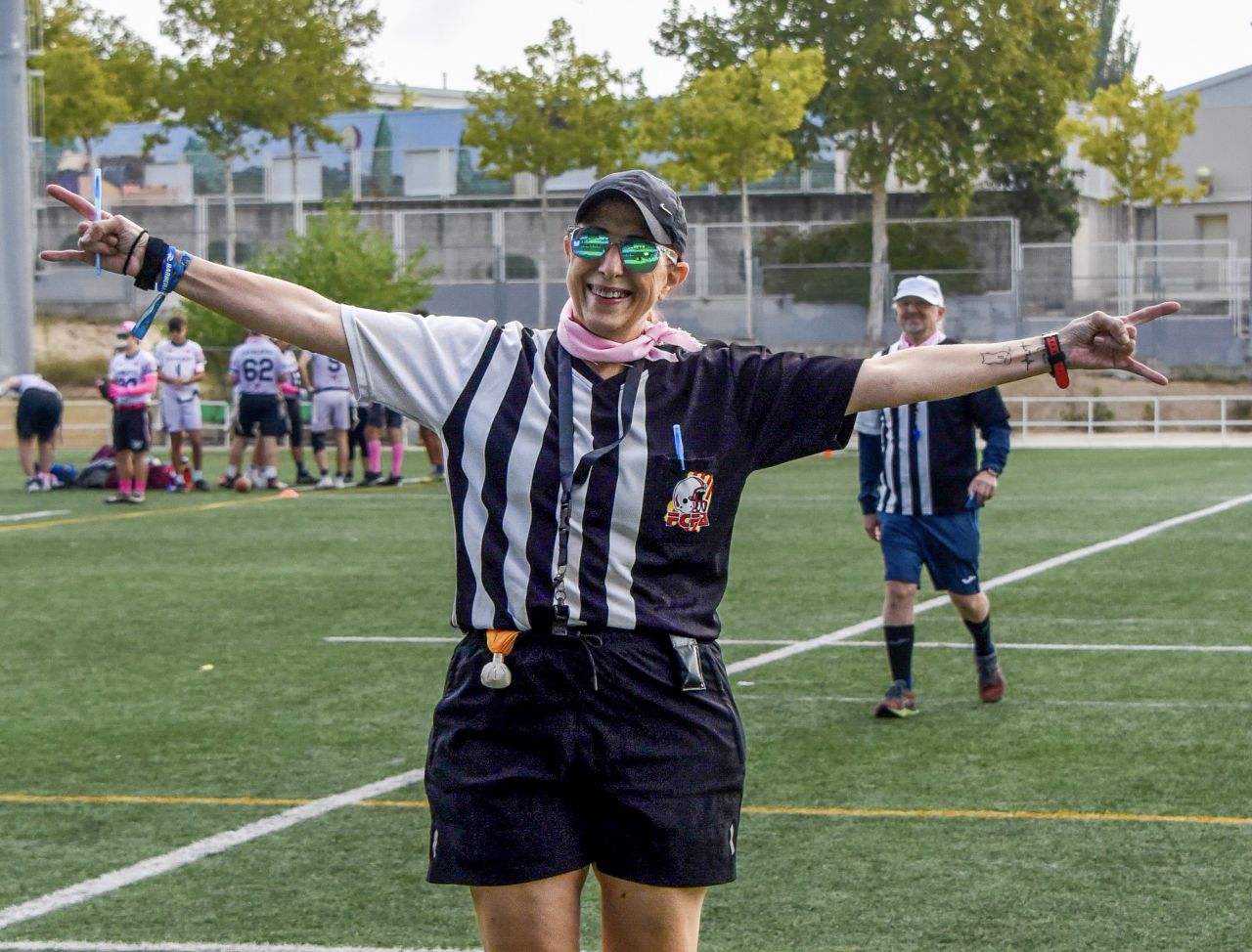 Kina Buitrago García, arbitro del Torneo Mama Bowl III