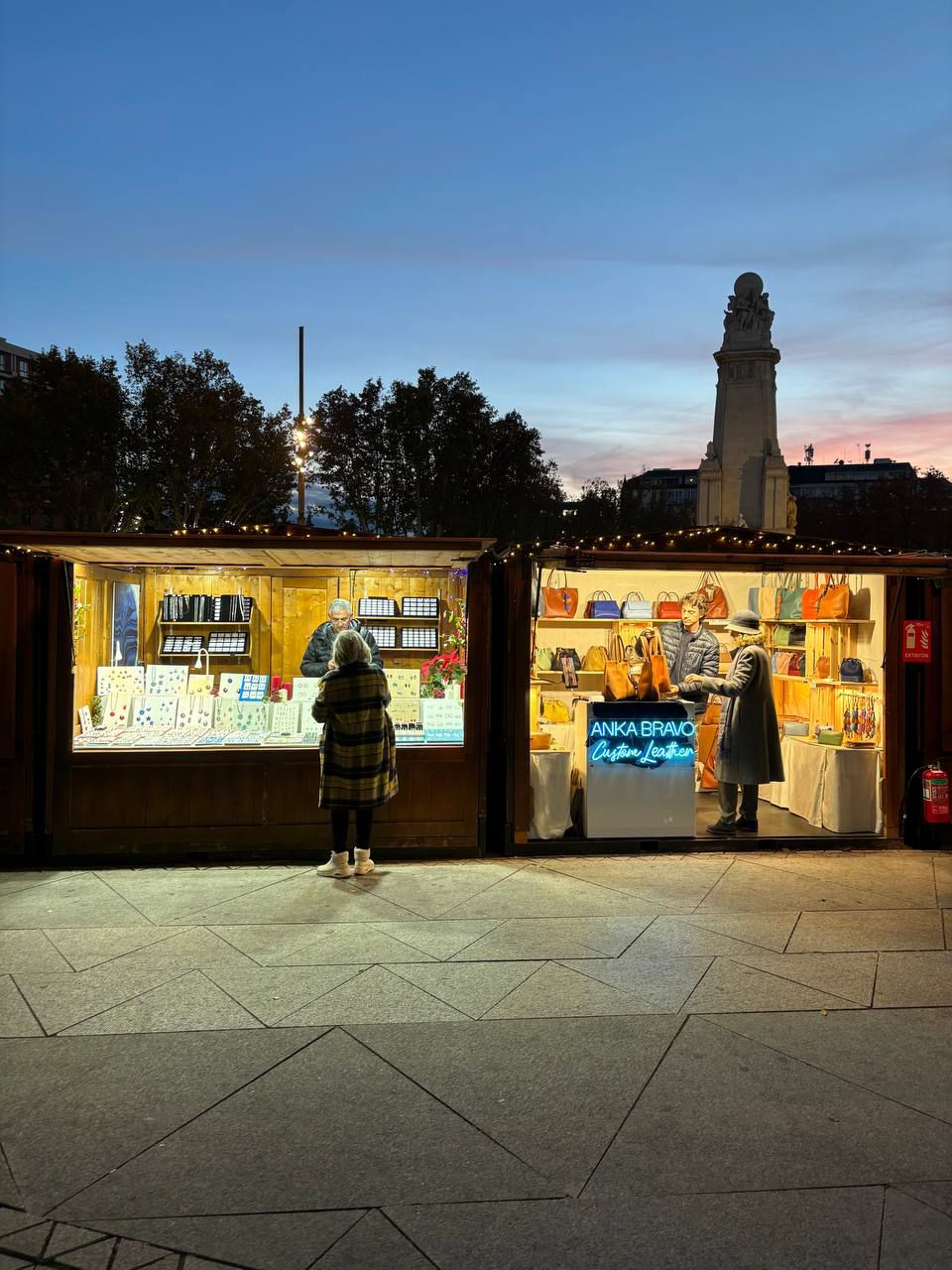La Navideña, mercadillo de Navidad de Plaza España