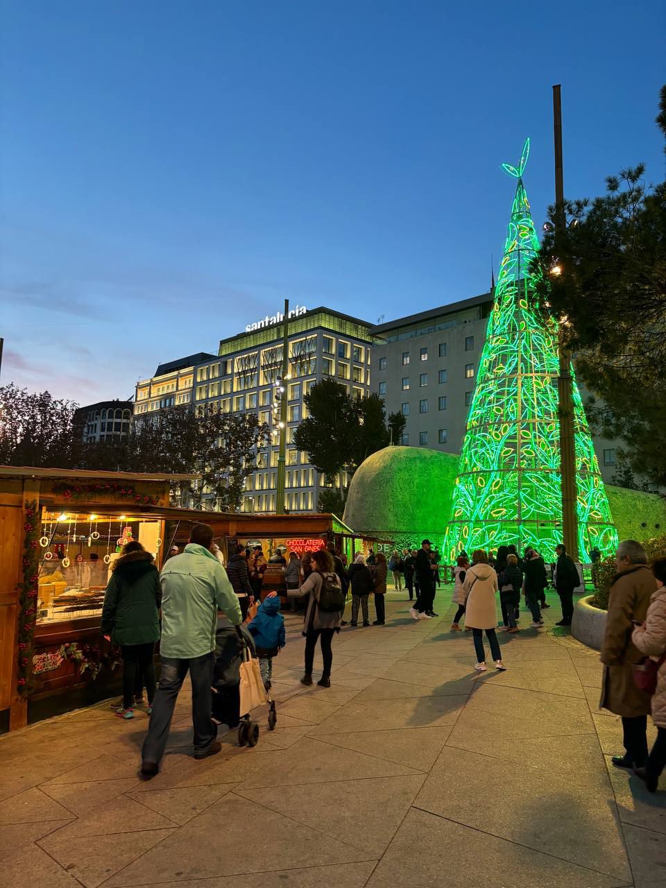 La Navideña, mercadillo de Navidad de Plaza España