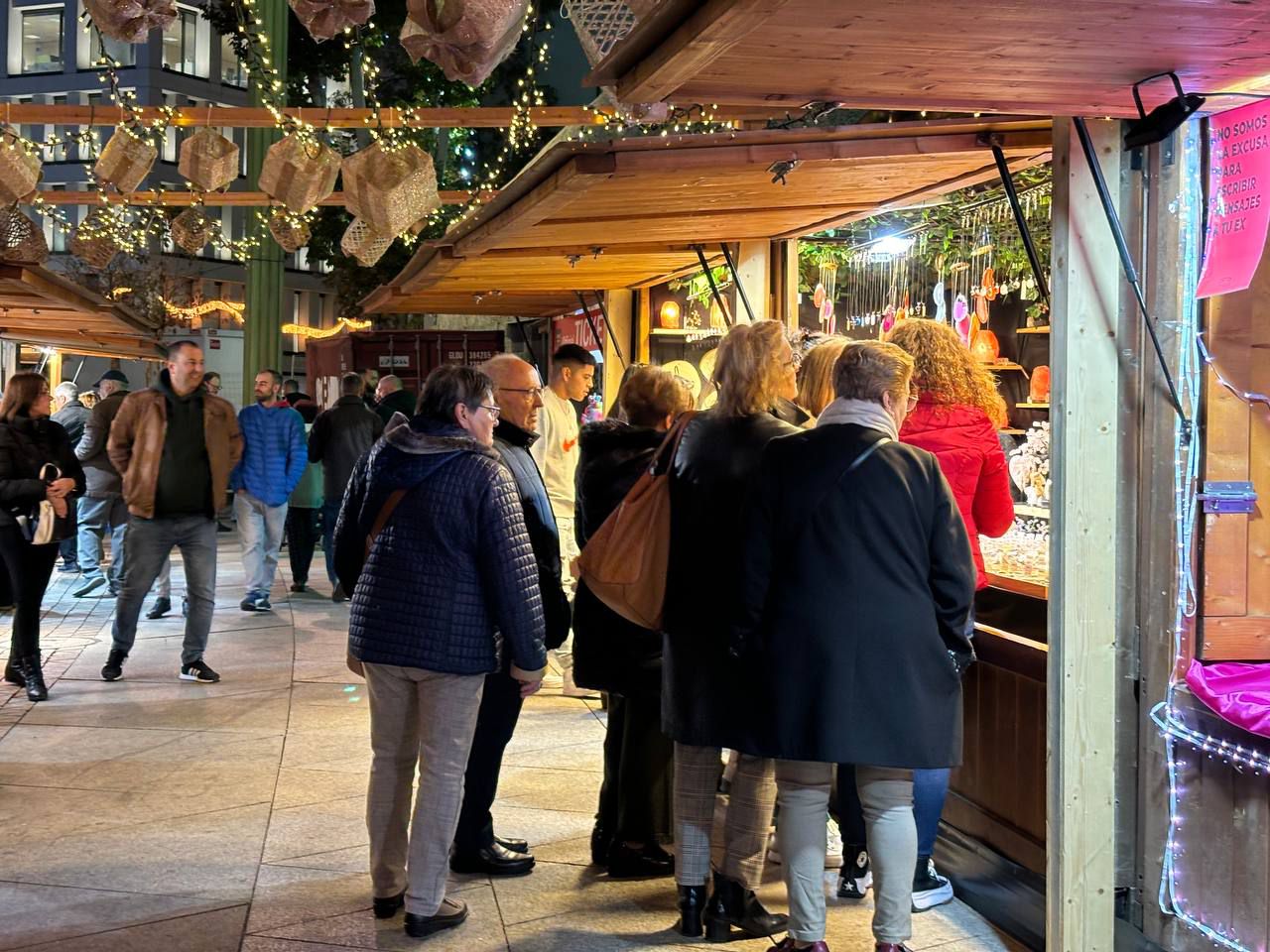 La Navideña, mercadillo de Navidad de Plaza España