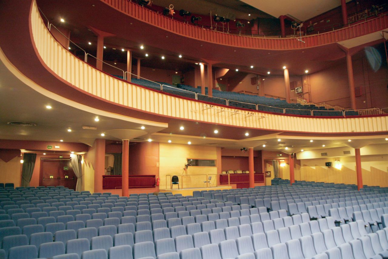 Interior actual del Monumental Cinema