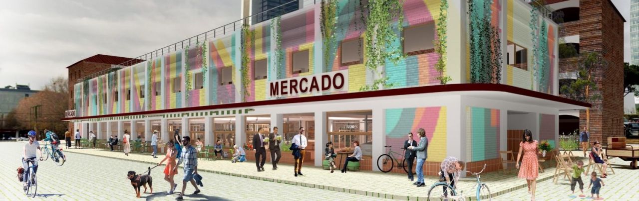 Proyección del Mercado municipal de San Cristóbal tras sus obras de reforma