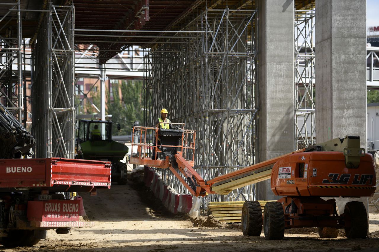 Obras de la Estación Chamartín-Clara Campoamor