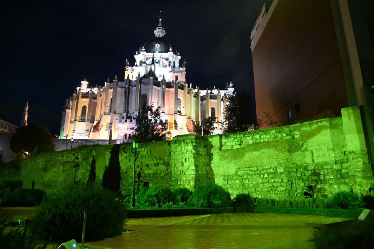 LuzMadrid en la Muralla árabe