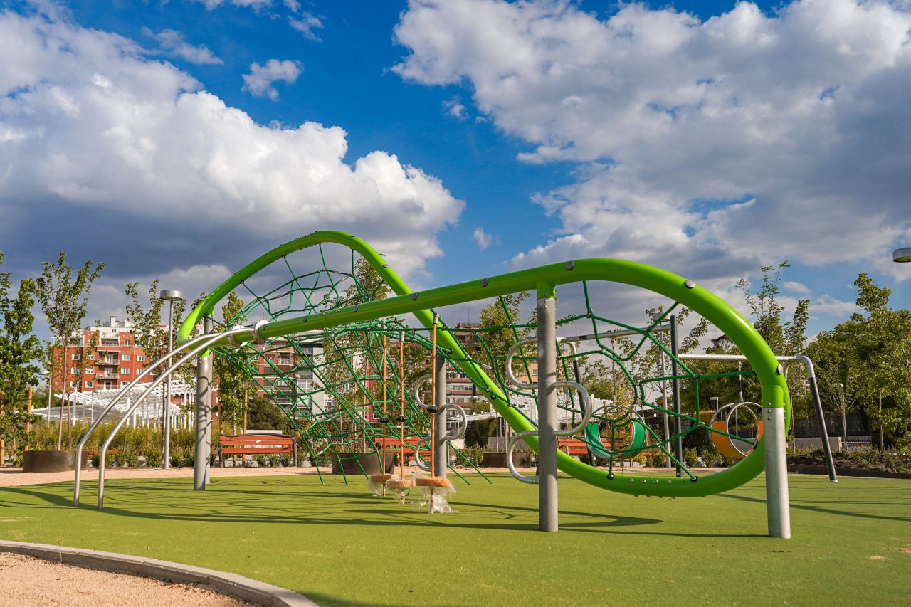 Reabre el Parque de Santander en el distrito de Chamberí.