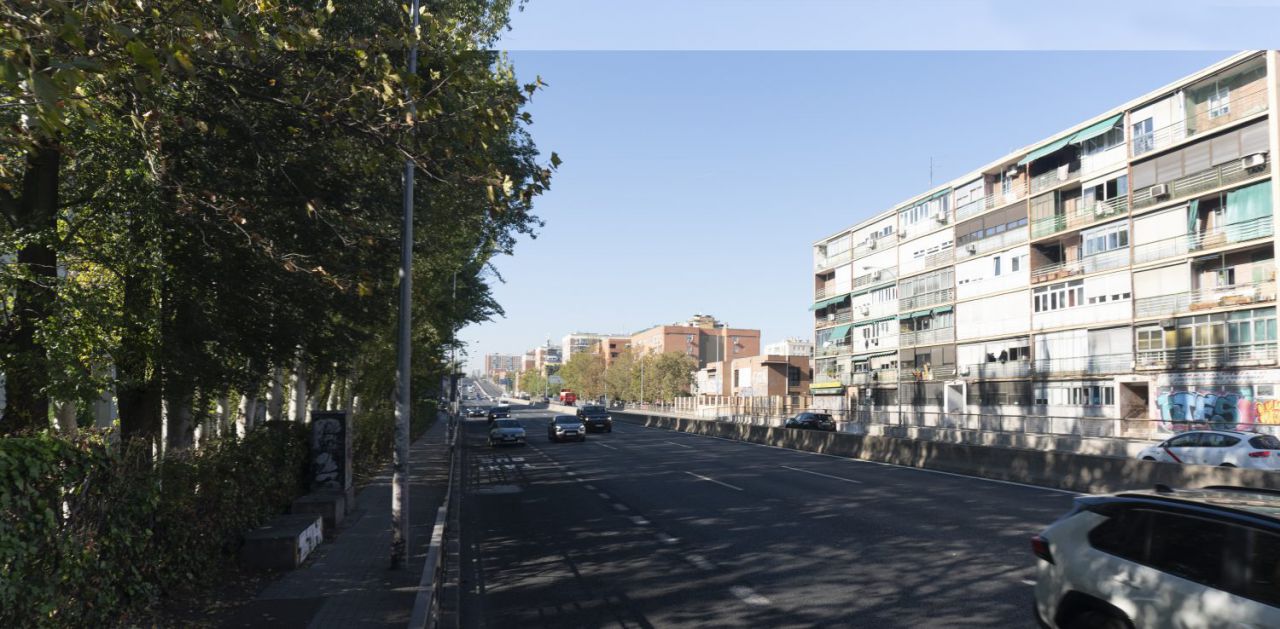 Vista actual de la zona de Batán
