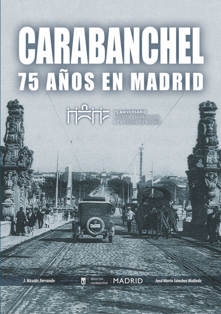Hace 75 años, Carabanchel se anexionó a Madrid dentro del proceso de transformación de la capital de España en los años cuarenta y cincuenta del siglo XX. En esta obra publicamos las últimas actas de los municipios de Carabanchel Bajo y Carabanchel Alto antes de su disolución y material inédito de aquella época. Esta efeméride nos sirve también para repasar la historia de este actual distrito de Madrid que es milenaria ya que aquí estuvieron los campos de labranza de San Isidro. Realizamos también una completa guía monumental de Carabanchel y una pequeña biografía de sus personajes más ilustres.

