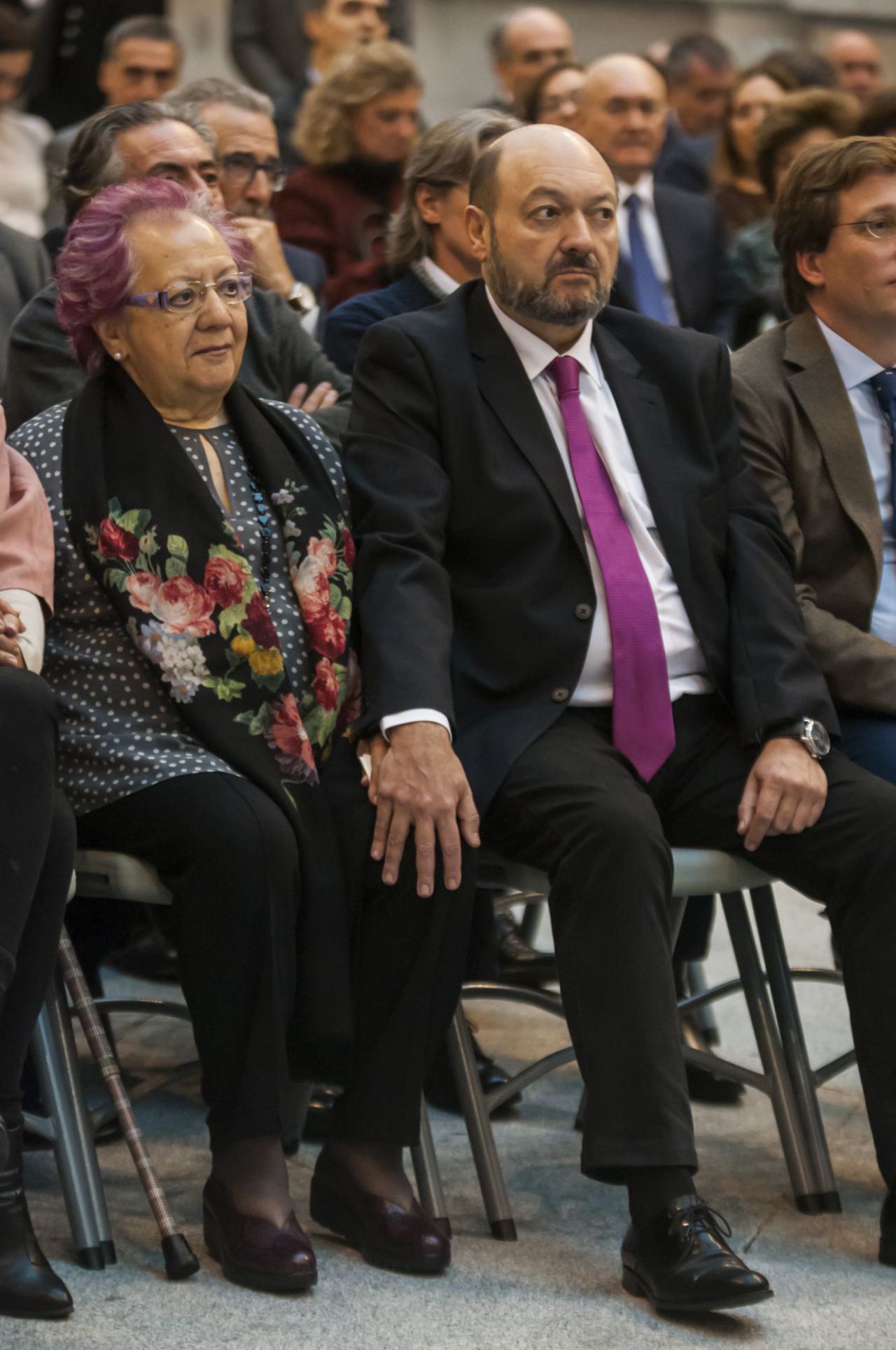 Constantino Mediavilla y su madre Ramona Fernández