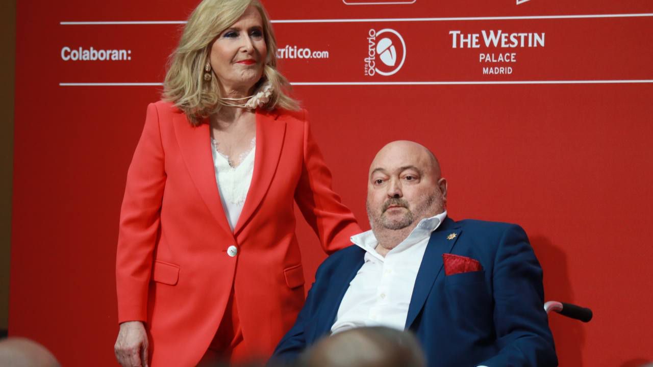 Nieves Herrero y Constantino Mediavilla en los últimos premios Madrid.
